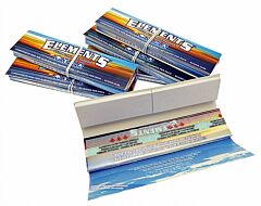 Elements Kingsize Slim Connoisseur Rice Papers with Tips