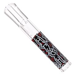 Keith Haring Glass Taster Pipe - Multi Coloured 
