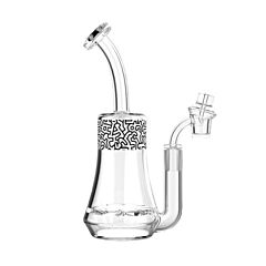 Keith Haring Glass Bubbler - Black & White