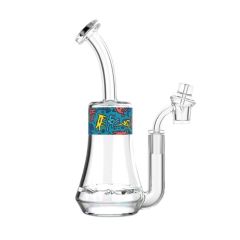 Keith Haring Glass Concentrate Rig - Blue 