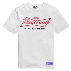 King Of Buds T-Shirt By Runtz - White