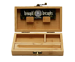 Basil Bush Bamboo Rolling Box
