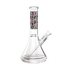 Keith Haring Glass Water Pipe - Multi Colour 