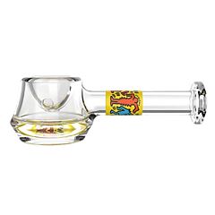 Keith Haring Glass Spoon Pipe - Yellow