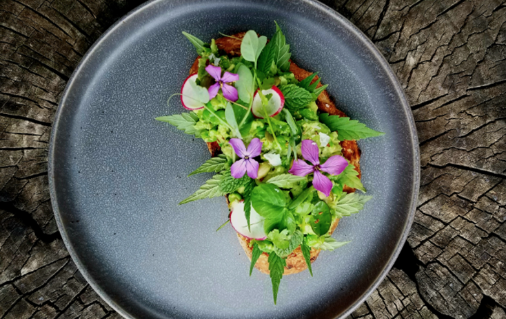 Cooking With Carosi - Sativa Smashed California Avocado + Pea Toasts